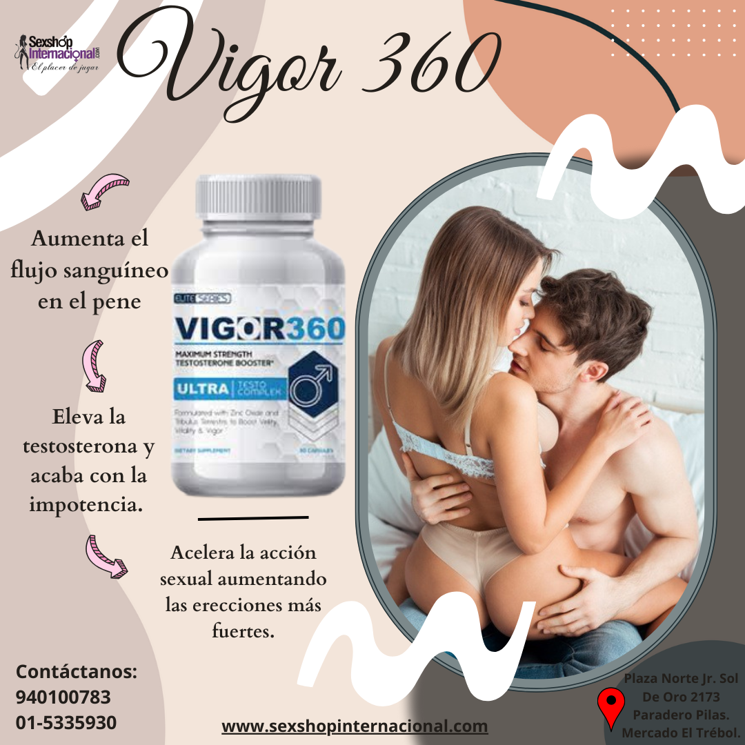 Vigor 360 aumenta aumenta el flujo sanguíneo